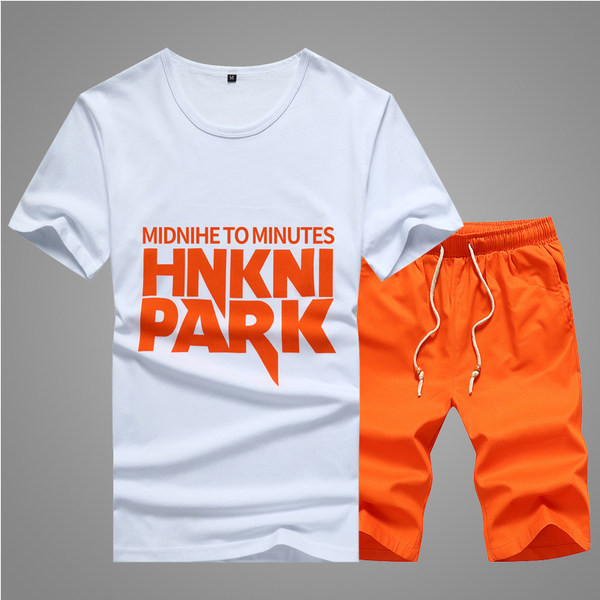 Ανδρική αθλητική φόρμα σε δύο μέρη με επιγραφή