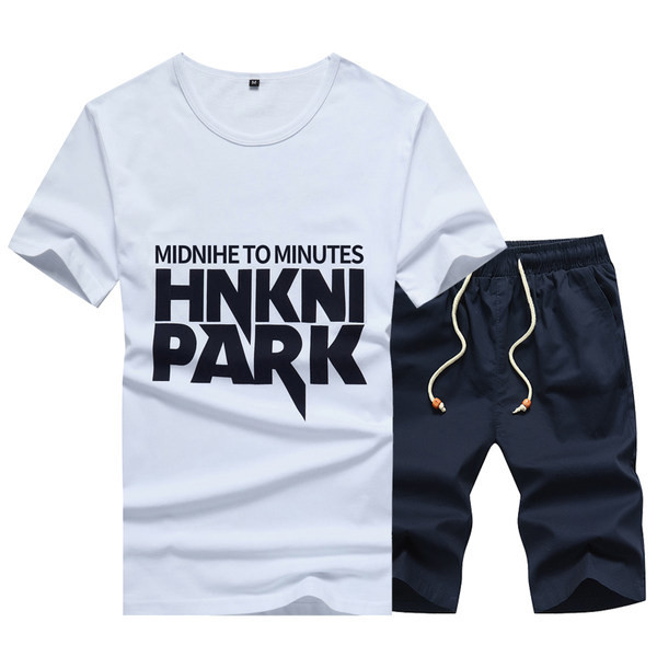 Ανδρική αθλητική φόρμα σε δύο μέρη με επιγραφή