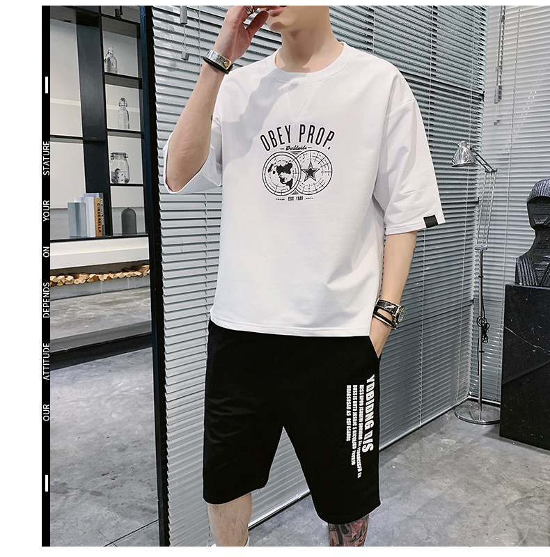 Ανδρικό σετ μπλουζάκι και σορτς