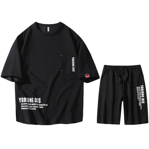 Meeste kaheosaline igapäevane komplekt koos aplikatsiooniga