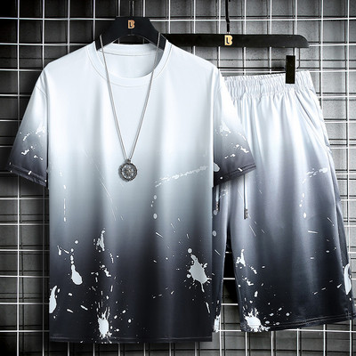 Meeste kaheosaline spordikomplekt - lühikesed püksid ja T-särk