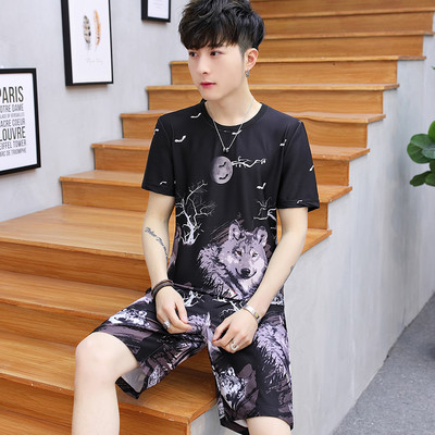 Meeste vabaaja komplekt valge ja must