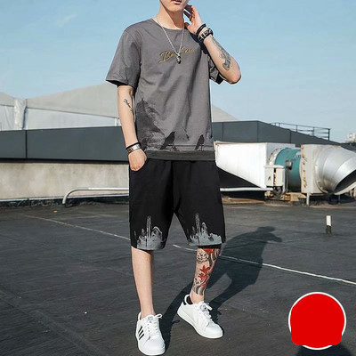 Igapäevane 3/4 varrukatega spordimeeskond meestele