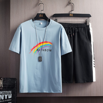 Casual σετ μπλουζών και σορτς σε τρία μοντέλα