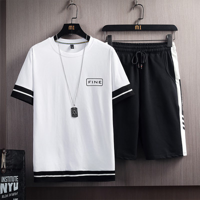 Casual σετ μπλουζών και σορτς σε τρία μοντέλα