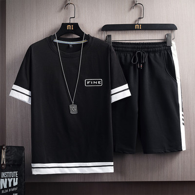 Casual σετ μπλουζών και σορτς σε τρία μοντέλα