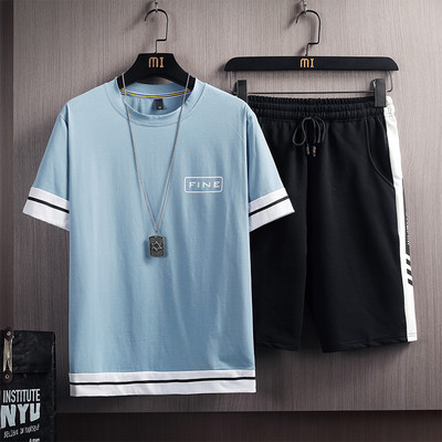 Casual σετ μπλουζών και σορτς σε τρία μοντέλα