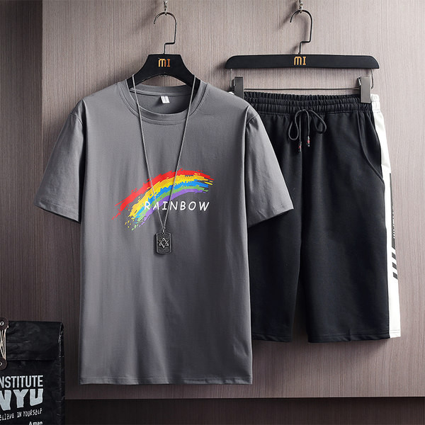 Casual σετ μπλουζών και σορτς σε τρία μοντέλα