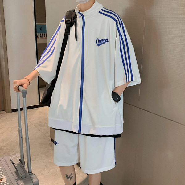 Kaheosaline spordikomplekt meestele - top ja lühikesed püksid