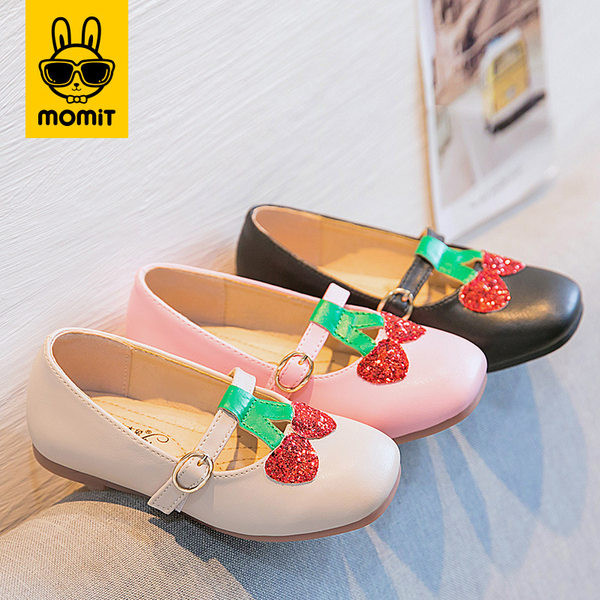 Bērnu ikdienas apavi ar brokātu un sprādzi