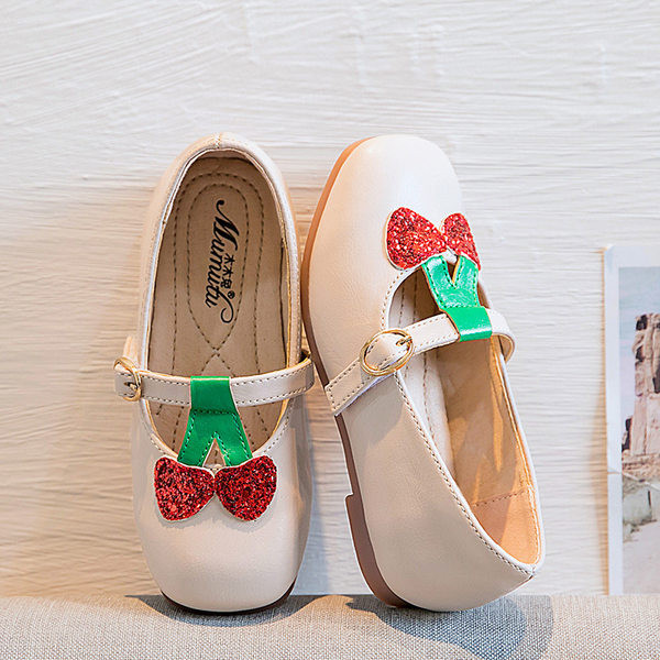 Bērnu ikdienas apavi ar brokātu un sprādzi