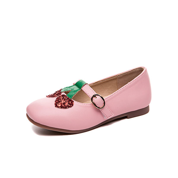 Bērnu ikdienas apavi ar brokātu un sprādzi