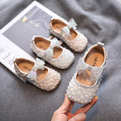 Moodsad paela ja pärlitega lastejalatsid