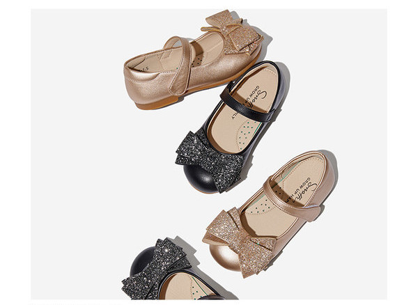 Modernas noapaļotas kurpes no eko ādas ar lentīti