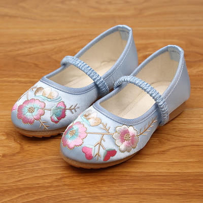 Παιδικά παπούτσια casual κατασκευασμένα από faux δέρμα με κέντημα