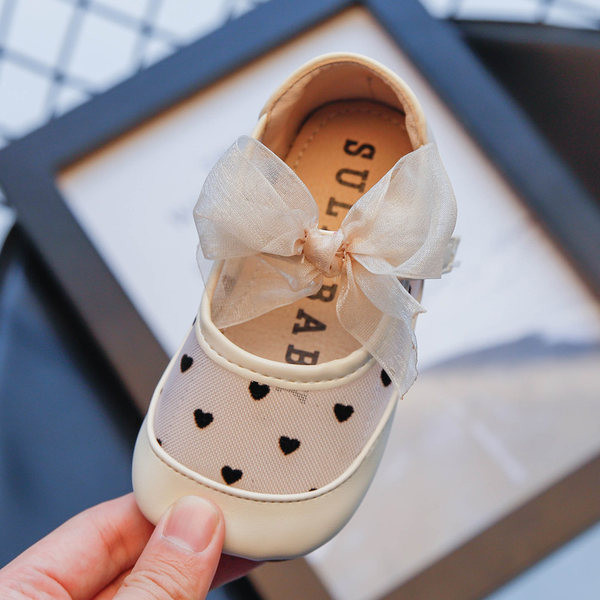 Bērnu ikdienas apavi ar sietu un lenti