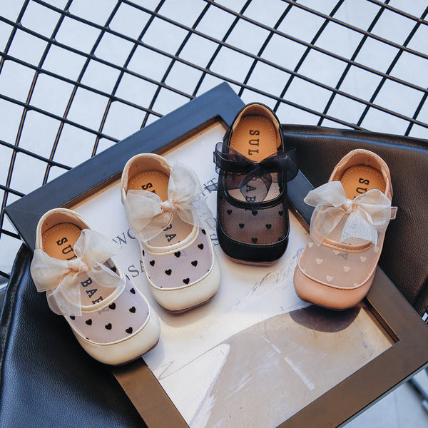 Bērnu ikdienas apavi ar sietu un lenti