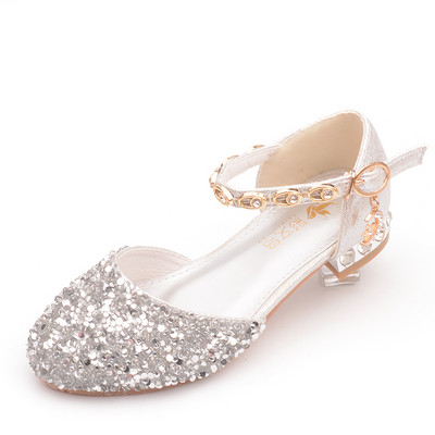 Kahes värvitoonis läikivad lastejalatsid tüdrukutele