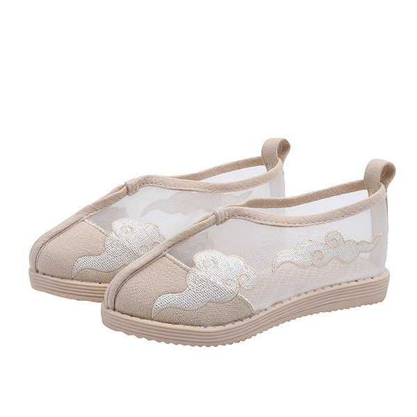 Ikdienas bērnu sieta apavi ar plakanu zoli meitenēm