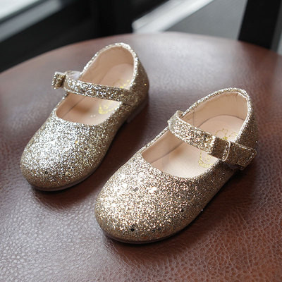 Laisvalaikio vaikiški batai su blizgiomis dalelėmis ir velcro užsegimu