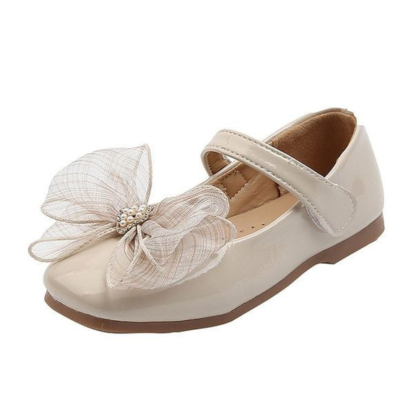 Casual παπούτσια με κορδέλα στερέωσης velcro και μαργαριτάρια για κορίτσια