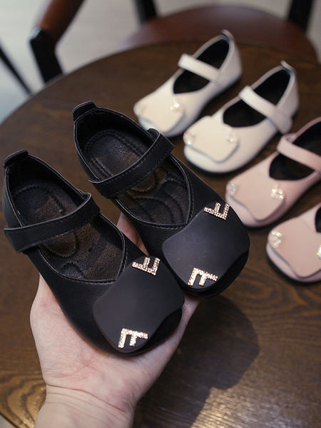 Παιδικά παπούτσια casual με στερέωση velcro και διακοσμητικές πέτρες