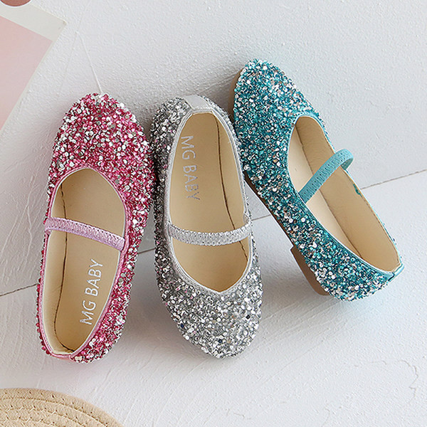 Säravad elastsed lastejalatsid - tüdrukutele