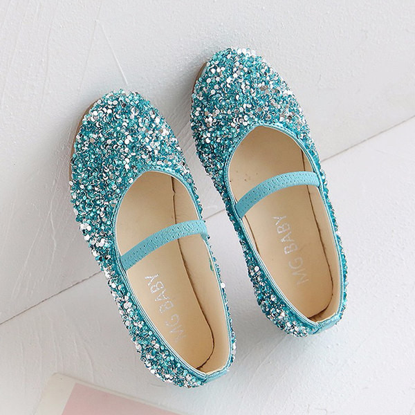 Säravad elastsed lastejalatsid - tüdrukutele