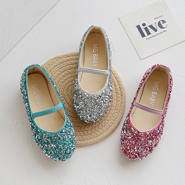 Säravad elastsed lastejalatsid - tüdrukutele