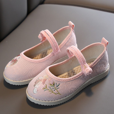 Tüdrukute vabaaja takjakinnitusega lastejalatsid