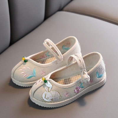 Tüdrukute vabaaja takjakinnitusega lastejalatsid