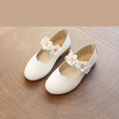 Ikdienas apavi meitenēm no mākslīgās ādas ar velcro aizdari