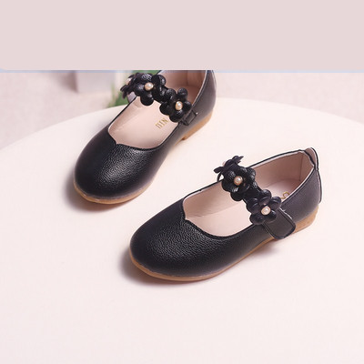 Ikdienas apavi meitenēm no mākslīgās ādas ar velcro aizdari