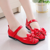 Casual παπούτσια για κορίτσια από οικολογικό δέρμα με κορδέλα