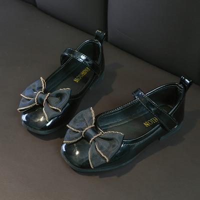 Casual παπούτσια για κορίτσια από οικολογικό δέρμα με κορδέλα