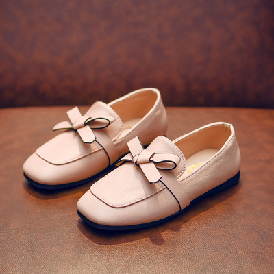 Paela ja lameda tallaga nahast lastejalatsid