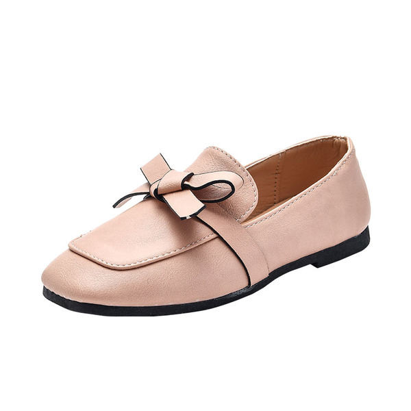 Paela ja lameda tallaga nahast lastejalatsid