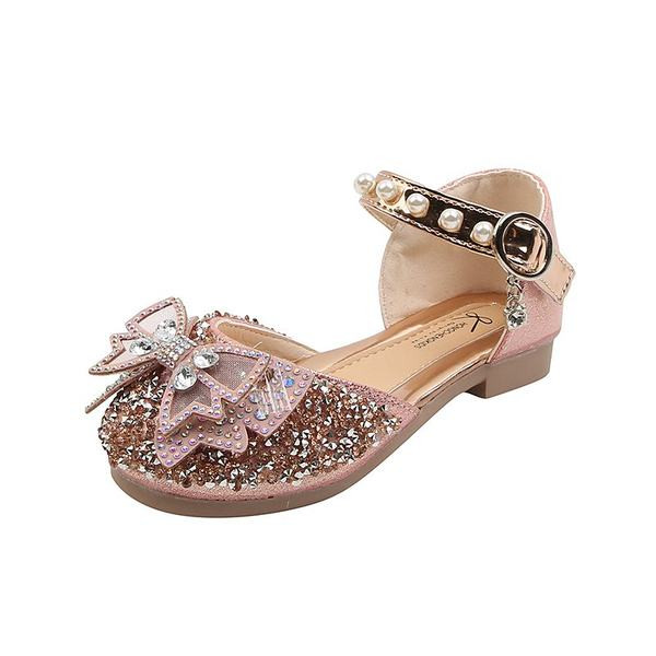 Särava efektiga ja pärlitega kingad tüdrukutele