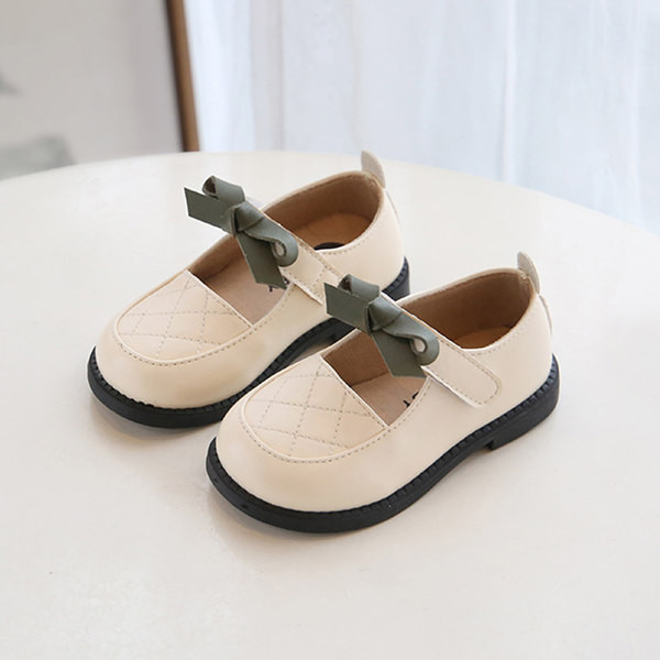 Laste nahast paeltega kingad - kahes värvitoonis