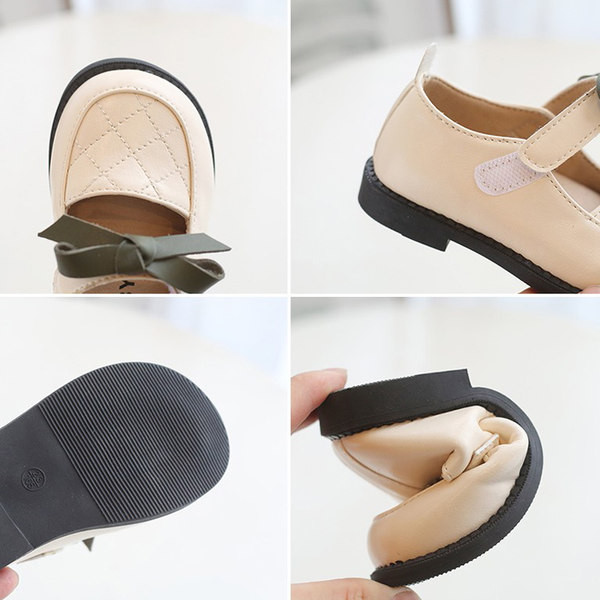 Laste nahast paeltega kingad - kahes värvitoonis