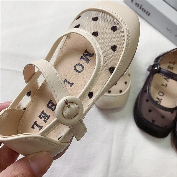 Παιδικά παπούτσια από οικολογικό δέρμα με διαφανές μέρος και βέλκρο