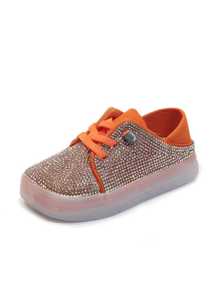 Ležerne dječje cipele s kamenčićima i vezicama