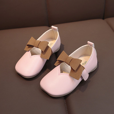 Öko-nahast valmistatud vabaaja lastejalatsid paelaga