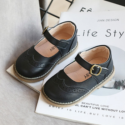 Öko-nahast metallist pandlaga lastejalatsid