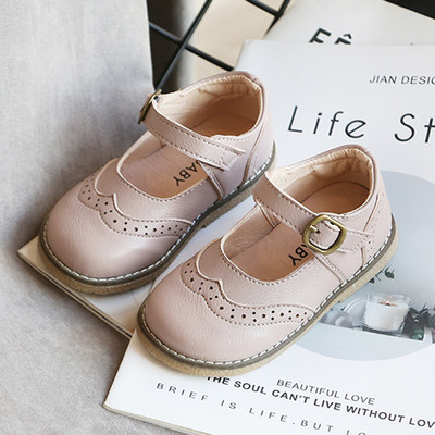 Öko-nahast metallist pandlaga lastejalatsid