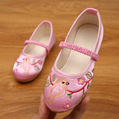 Vabaaja lastejalatsite tüüpi tikanditega sussid tüdrukutele