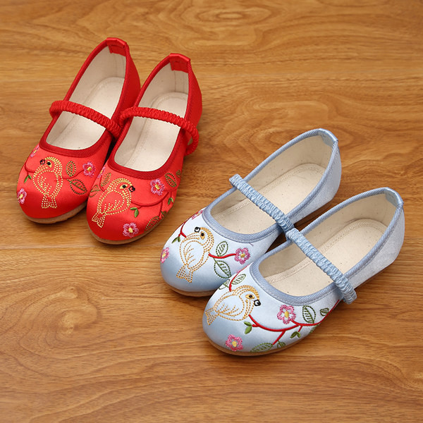 Vabaaja lastejalatsite tüüpi tikanditega sussid tüdrukutele