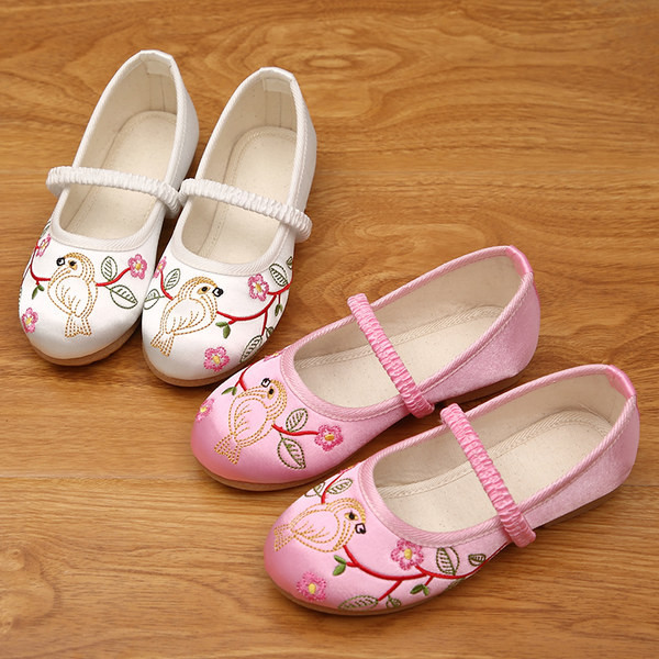 Vabaaja lastejalatsite tüüpi tikanditega sussid tüdrukutele