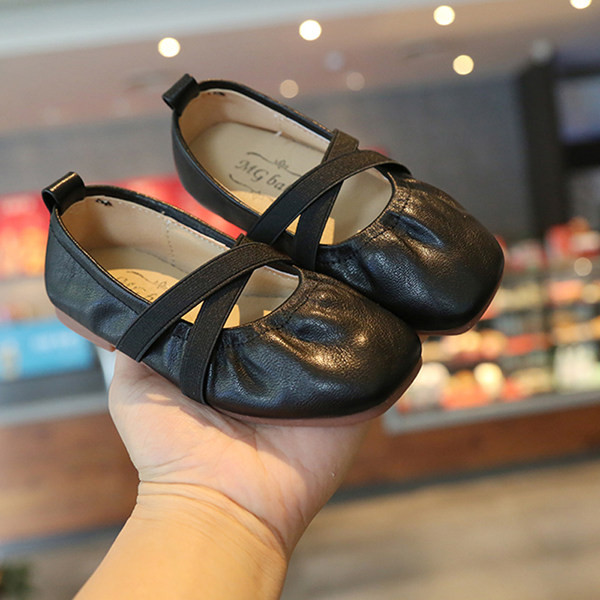 Kožne dječje cipele s gumicama