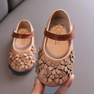 Öko-nahast laste vabaajajalatsid 3D kaunistuse ja takjakinnitusega